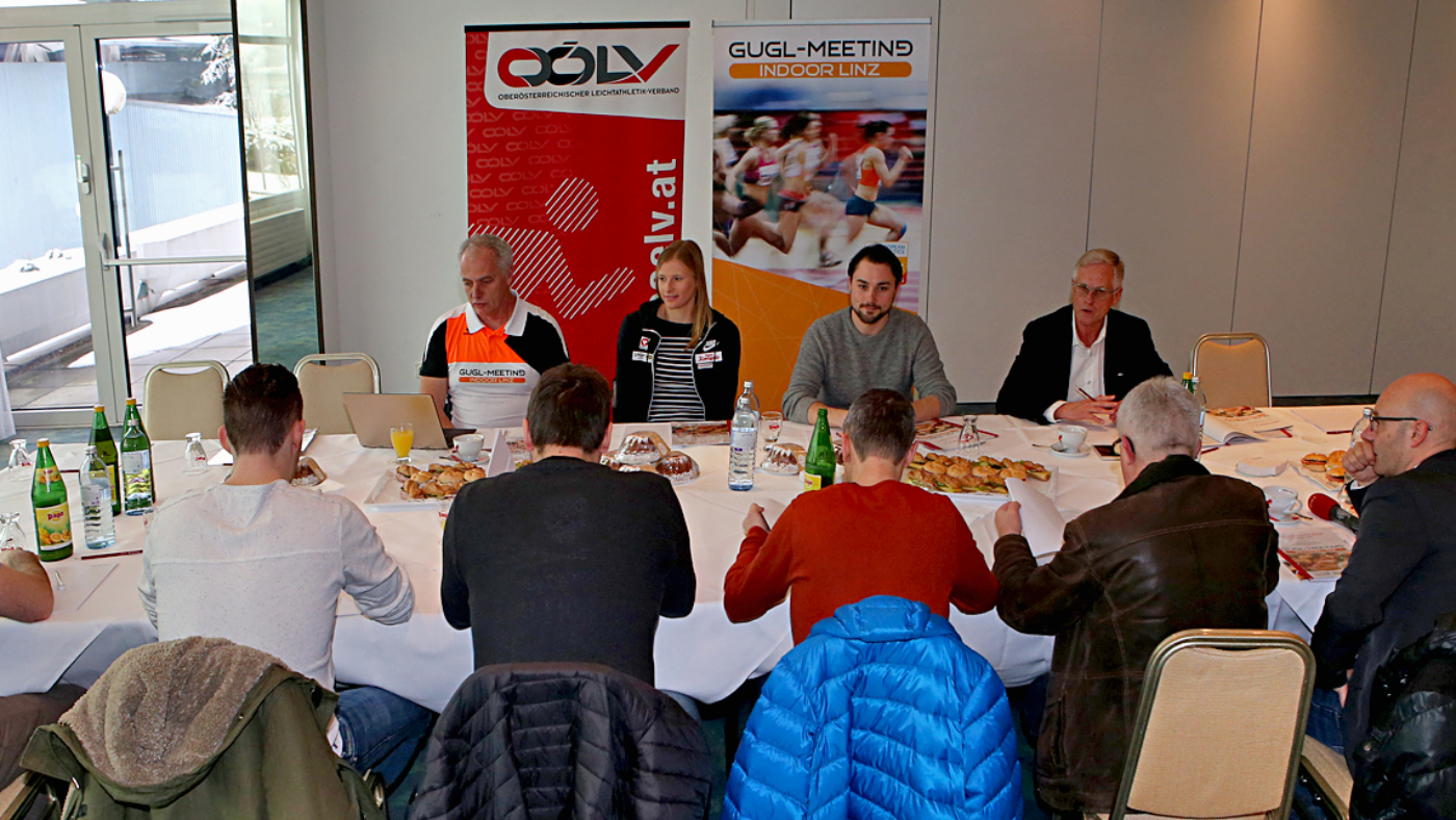 SPORT, Leichtathletik, PK Gugl-Indoor, Linz, 2018_02_08
©_PHOTO_PLOHE